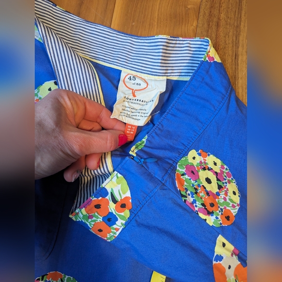 52 Conversations by Anthropologie Colloquial Full Skirt size 14 - Picture 4 of 7